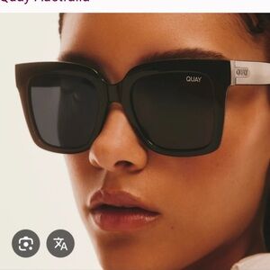 NWT Quay Australia Icy Sunglasses in Espresso and Brown
